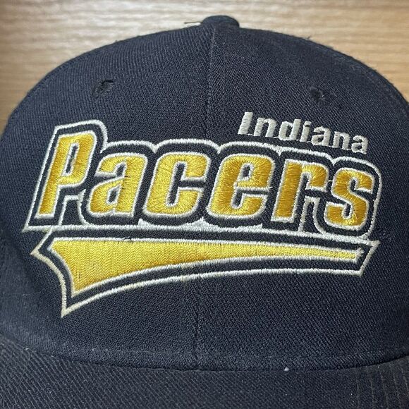 Vintage Indiana Pacers Starter Fitted Wool Hat Cap RARE Size 7 - 7 3/4 - Picture 3 of 16